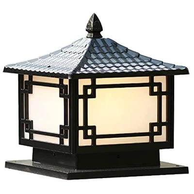 Image of ChaoZan Outdoor Entrance Door Post Lights, Waterproof IP55, Garden Lighting,AC 230 Volt 1 * E27 max 80W (Without Bulb)