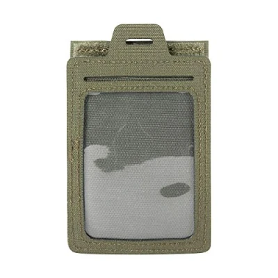 Image of Tasmanian Tiger Unisex Adult TT ID Card Office Badge Holder Olive 13 x 8 cm