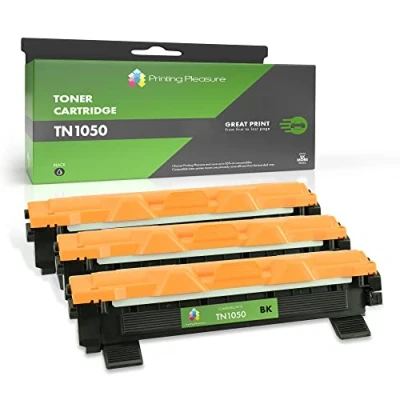 Image of 3 Laser Toner Cartridges compatible with Brother DCP 1510, 1510E, 1512, 1512E, 1610W, 1612W, HL 1110, 1110E, 1112, 1112E, 1210W, 1212W, MFC 1810, 1810E, 1910W TN1050