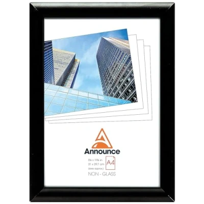 Image of Announce Snap Frame A4 Black
