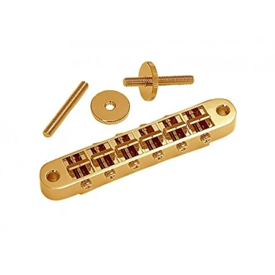 Image of Gotoh Nashville Tune O Matic Bridge Small Posts Gold