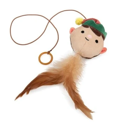 Image of Surrey Feed Cat Finger Teaser Christmas Elf (with catnip)