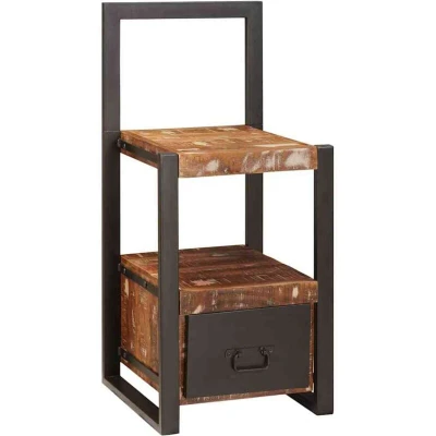 Image of vidaXL Valet Stand Multicolour 40x40x90 cm Solid Wood Reclaimed