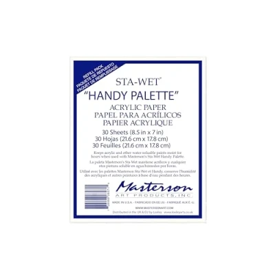 Image of Masterson Acrylic Paper, White, 0.5 Liters