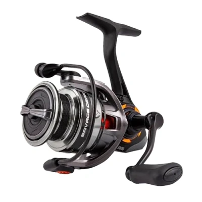Image of Savage Gear SG6 Fishing Reel, Spinning Reels , Predator Fihing, Pike, Perch, Zander, Unisex, Black, 2500, FD