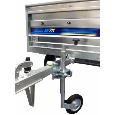 Image of leisure MART Trailer caravan Jockey wheel 34mm with steel and split clamp FIXING KIT Pt no. LMX1592