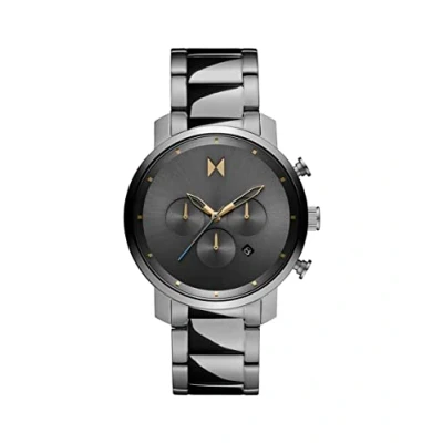 Image of MVMT Chronograph Quartz Watch for Men with Gunmetal Stainless Steel Bracelet 28000289 D