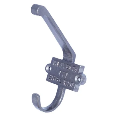 Image of HomeHarmony® Cast Iron Antique MADE IN ENGLAND Double Hat and Coat Hook