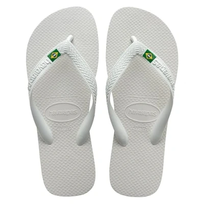 Image of Havaianas Unisex Top Brasil, White, 6/7