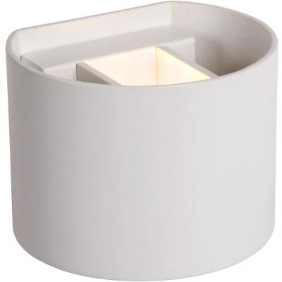 Image of Lucide LED wall light Xio, width 13 cm, white