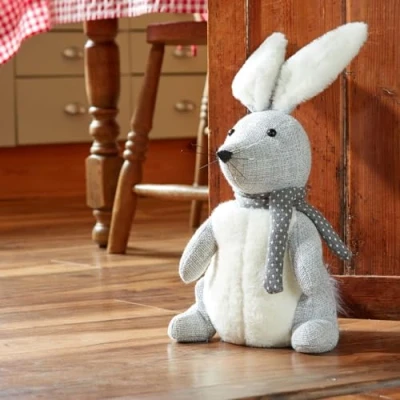 Image of Smart Garden Cute Bunny Door Stop Weight for Indoors, Various, Size