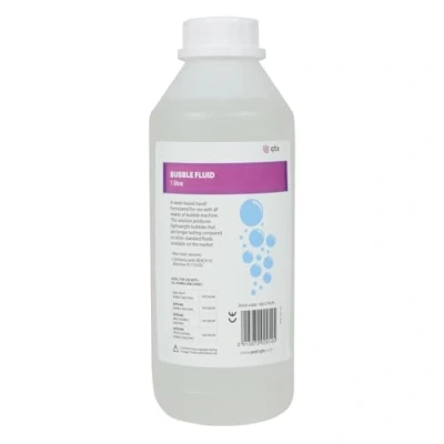 Image of QTX Long Lasting Bubble Solution, Professional Fluid for All Machines Ready to Use Liquid Mixture Events, Entertainers, and Home 1 Litre
