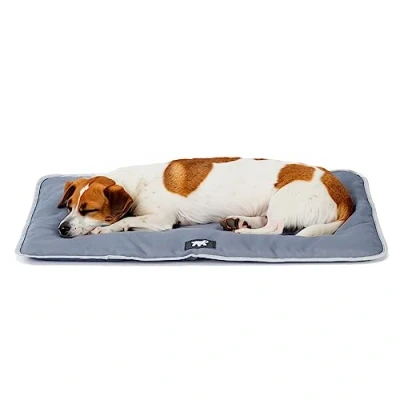 Image of Ferplast Dog Mat &amp; Cat Bed Small Washable Mattress Waterproof Scratchproof For Cars, Houses, Kennels and Baskets Soft Jolly 65 x 48 CM, SM, GREY