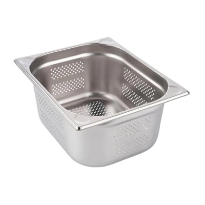 Image of APS GN 1/2 Container Perforated, Stainless Steel Gastronorm Steel, Dimensions 265 x 325 mm/Height 200 mm