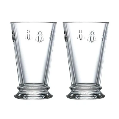 Image of La Rochere Set of 2 Bee Long Drink Glasses 31cl