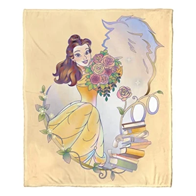 Image of Northwest Disney 100 Silk Touch Throw Blanket, 50&quot; x 60&quot;, Celebration Belle