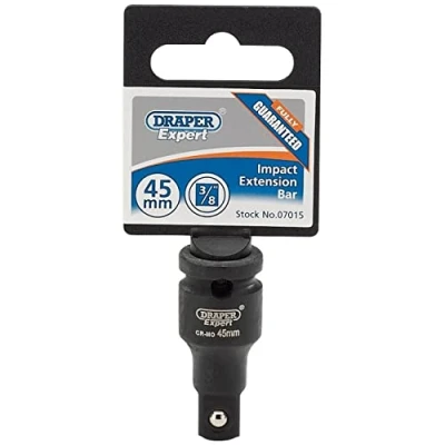 Image of Draper Expert Impact Extension Bar, 3/8&quot; Sq. Dr., 45mm