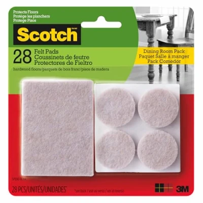 Image of Scotch Felt Pads: Dining Room pack / 28 (Beige)