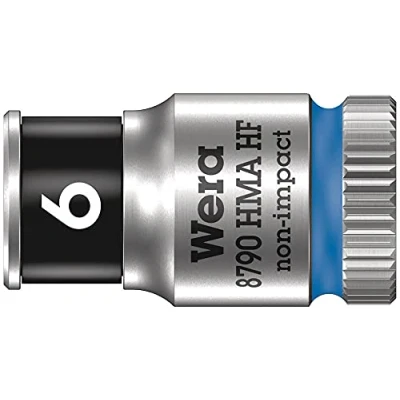 Image of 8790 HMA HF Zyklop socket with 1/4&quot; drive holding function, 6,0 mm