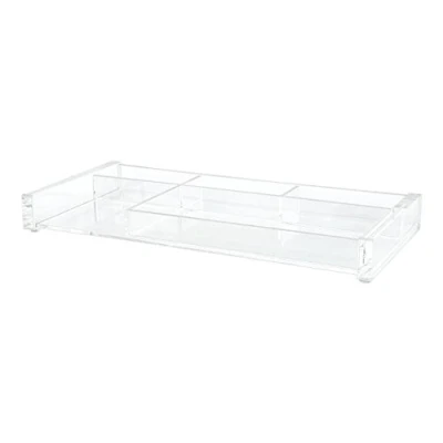 Image of Wedo Cristallic Multipot Office Stationery Container Acrylic Transparent