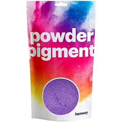 Image of Hemway Epoxy Dye Pigment Powder Colour Ultra Sparkle Metallic Pigments for Resin Polyurethane Purple Violet 100g / 3.5oz