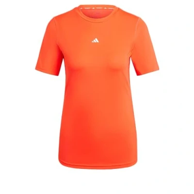 Image of adidas Performance Techfit Trainings TEE Sports Tshirt, Women&#039;s, Size: Large, Bright red