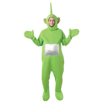 Image of Rubie&#039;s 880866STD000 Dipsy Teletubbies Costume Adult Fancy Dress, Green, STD