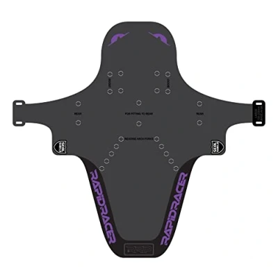 Image of RRP ProGuard Rear Stickers White Adult Mudguard, Unisex, Black, One Size