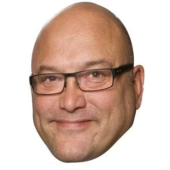 Image of FoxyPrinting Greg Wallace Celebrity Cardboard Party Face Mask Fancy Dress
