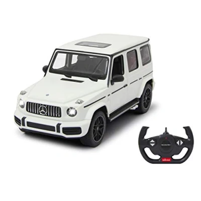 Image of Jamara Mercedes Benz 405177 AMG G63 1:14 White 2.4 GHz Officially Licensed, up to 1 Hour Driving time at Approx. 11 km/h, Perfectly replicated Details, Workmanship