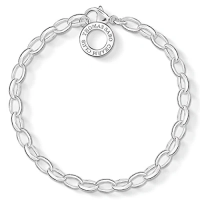 Image of Thomas Sabo Women Charm Bracelet Classic Club 925 Sterling Silver X0031 001 12