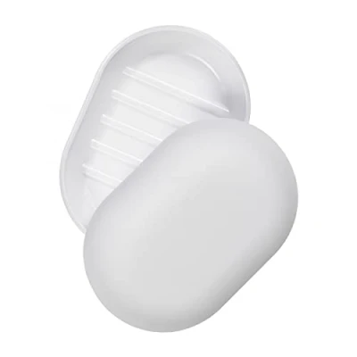 Image of Chef Aid Soap Holder box, Dish with Lid perfect for use when travelling, Box will keep secure in travelproof Leakproof container