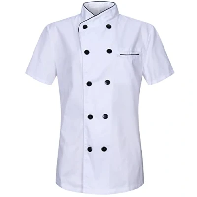 Image of MISEMIYA Women&#039;s Chef Jacket Woman Uniforms Kitchen Ref.8441 Small, Jackets 8441 White