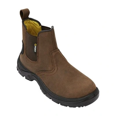 Image of Castle Workwear Fort Regent Safety Dealer Boot FF104 Size &#039;10&#039; UK Brown