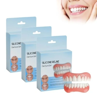 Image of Furzero Silicone Reline Denture Set, Kit, Reliner Dentures (3sets)