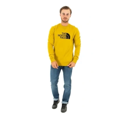 Image of THE NORTH FACE Drew Peak Crew Sweatshirt Mineral Gold XS