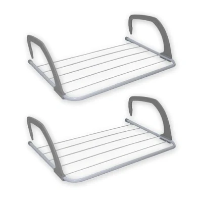 Image of Lizzy Radiator Airer 51cm x 33cm Approx Foldable Clothes Indoor with Adjustable Arms, Laundry Dryers Clothes, Hanging Drying Rack (2)