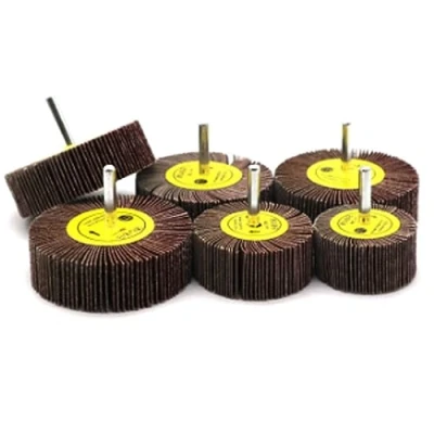 Image of 10Pcs 16 80MM Sanding Sandpaper Flap Wheel Disc Brush Bit Grinding Polishing Tool Sander Drill Coarse For Dremel Rotary Set Grit 80 With 6mm Mandrel Shank (Size : Dia16mm)