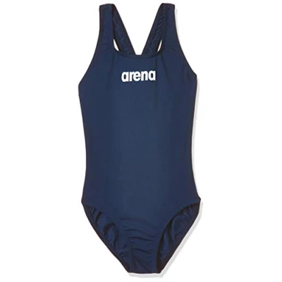 Image of Arena Solid Pro Swimsuit Navy White 98