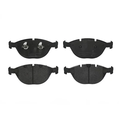 Image of 7759D882, 7821D920 Brake pad set BREMBO P 06 028 prepared for wear indicator with piston clip without accessories BMW: X5