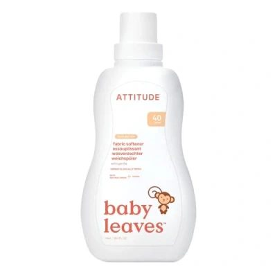 Image of ATTITUDE Baby Fabric Softener Liquid, EWG Verified, Safe for Clothes, Infant and Newborn, Vegan Naturally Derived Washing Soap, HE Compatible, Pear Nectar, 40 Loads, 1.04 Liter