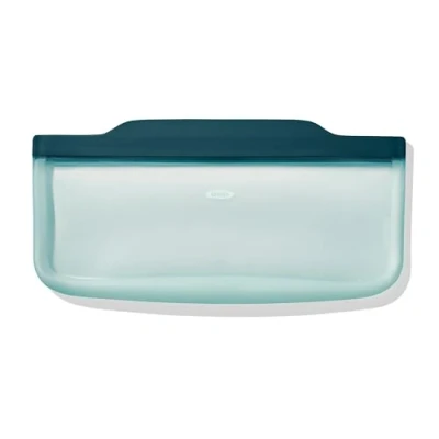 Image of OXO Good Grips Silicone Reusable Bag Slim (30 oz) Lagoon