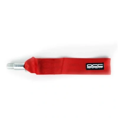 Image of OCC MOTORSPORT RED TOW STRAP WITH SCREW