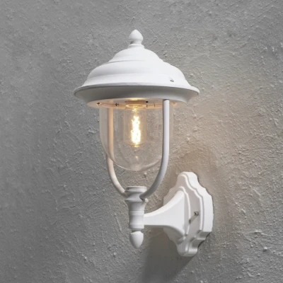 Image of Parma Outdoor Classic Lantern Up Light Matt White, IP43