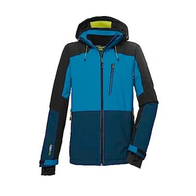 Image of Killtec Men&#039;s Functional Ski Jacket with Zip Off Hood and Snow Guard