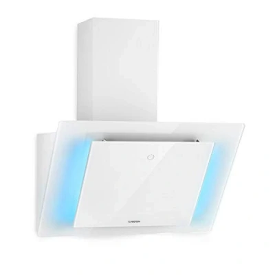 Image of Klarstein Eleonora Head Free Extractor Hood, EEC A ++, Exhaust Air Capacity: 426 m3 / h, Touch Control, RGB Ambience Colour, 60 dB, Circulating and Air, LED, Filter, cm White