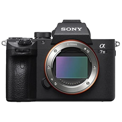 Image of Sony Alpha 7 III Full Frame Mirrorless Camera ( Fast 0.02s AF, 5 axis in body optical image stabilisation, 4K HLG, Large Battery Capacity ), Black