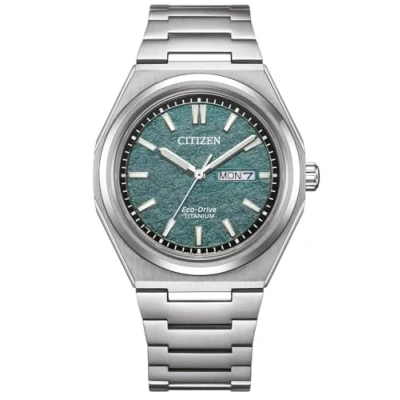 Image of Citizen Men&#039;s Analogue Japanese Quartz Watch with Titanium Strap AW0130 85XE