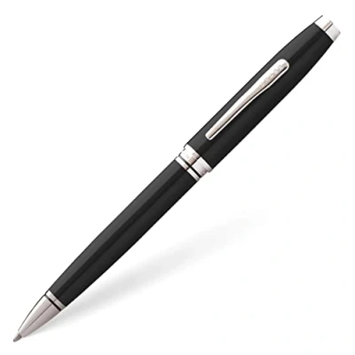 Image of CROSS Coventry Ballpoint Pen (M Line Width Including Gift Packaging) Black/Chrome, Pack of 1