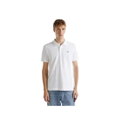 Image of United Colors of Benetton Men&#039;s Polo Shirt M/M 3wg9u301z, White, L